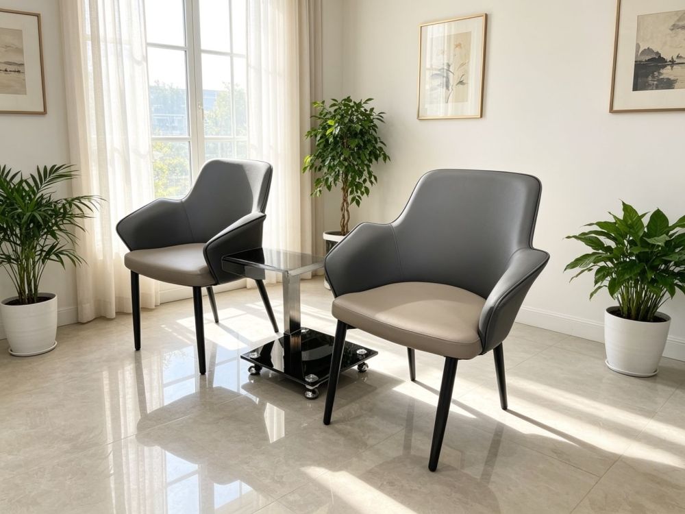 高级猫抓皮 Lounge Set（1桌2椅）